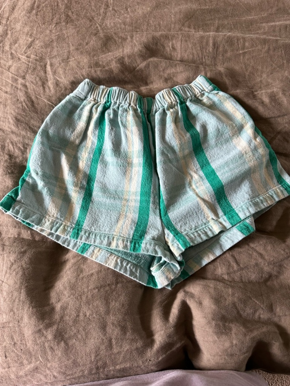Free-Est Light Aqua Striped Women’s Shorts